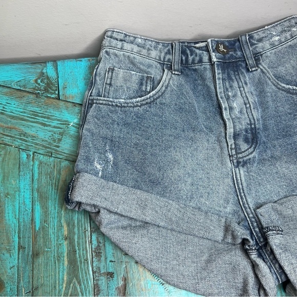 One Teaspoon High Waist Bandits Slim Fit Twisted Cuff Hem Size 27 - Picture 3 of 13